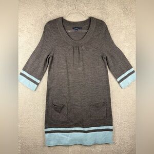 Boden wool dress grey preowned condition size 14R